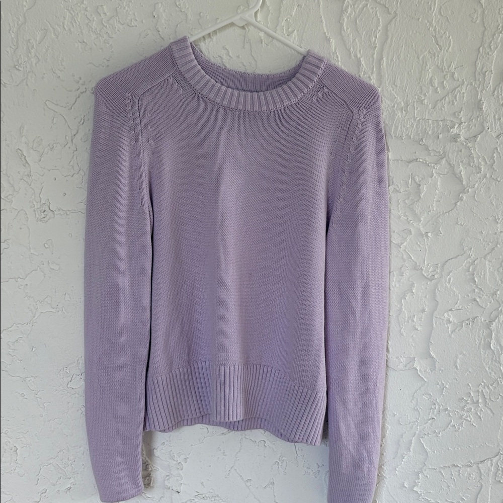 Banana Republic Lilac Crew Neck Sweater- NEW with tags